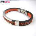 Custom Fashion Accessories Stainless Steel Smart Bangle Mens Bracelets,Engraved Bracelets Men Wholesale B209